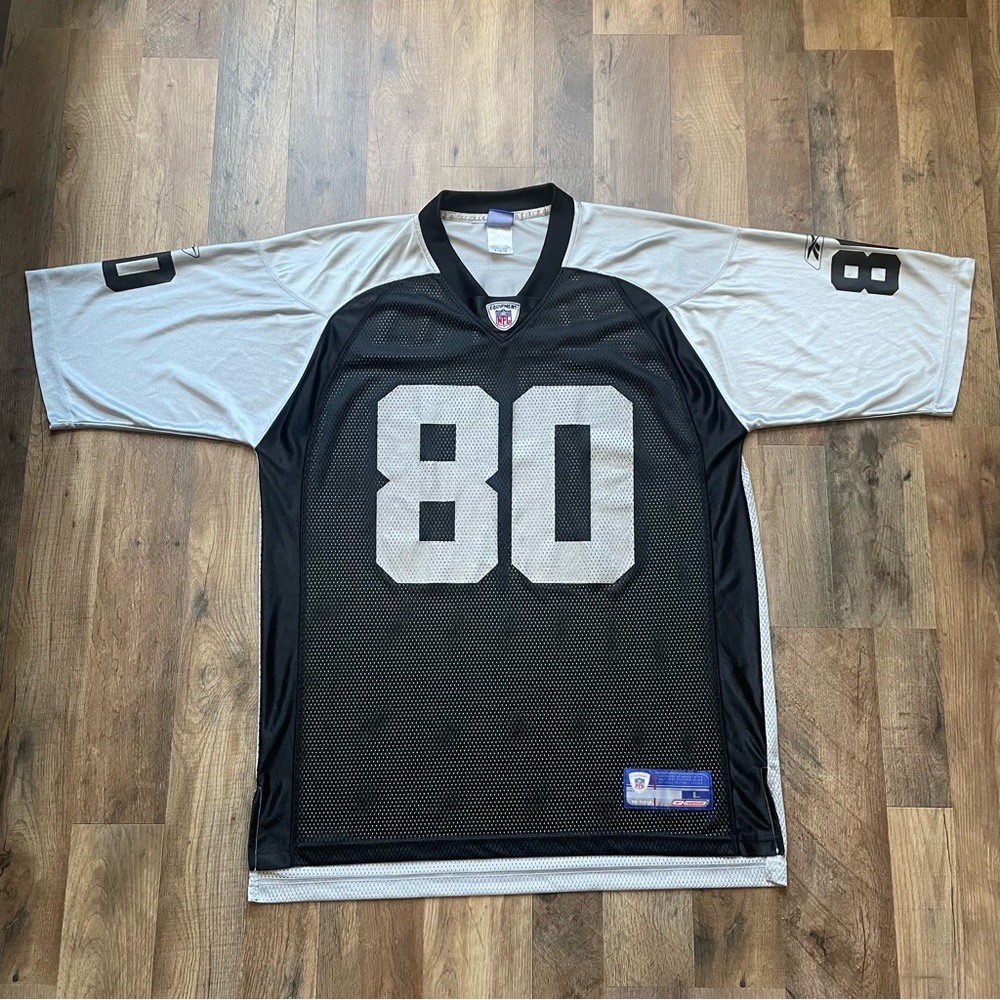 Vintage White And Black NFL Jerry Rice Raider’s Jersey